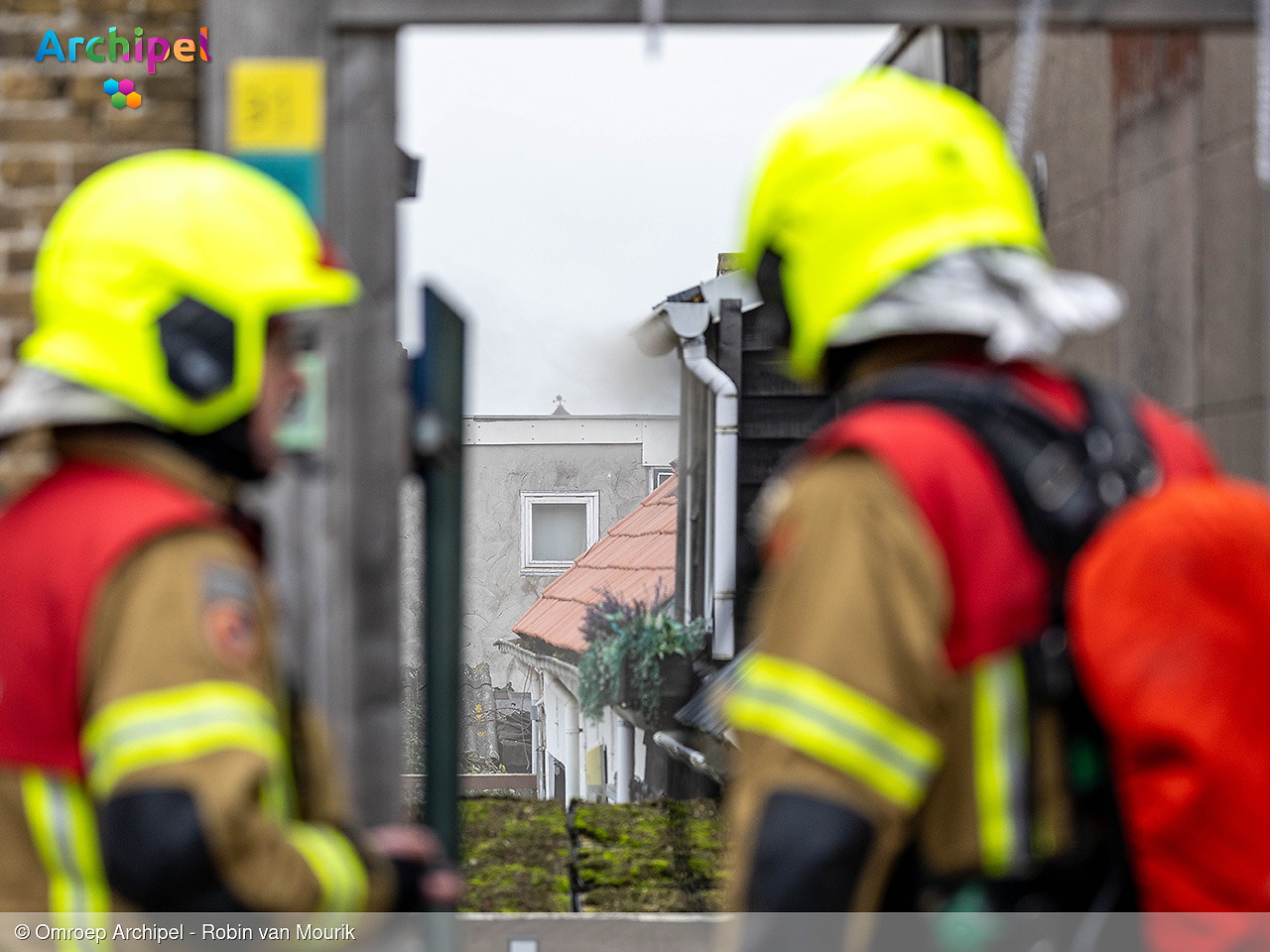 Foto behorende bij Brandweer ingezet bij woning vol rook in Herkingen