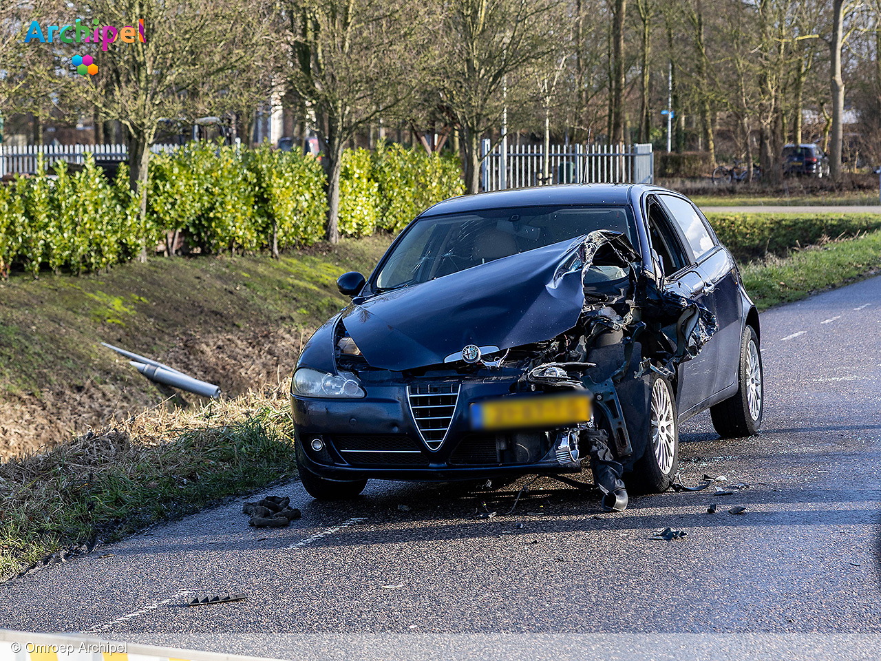 Foto behorende bij Aanhanger schiet los en veroorzaakt aanrijding