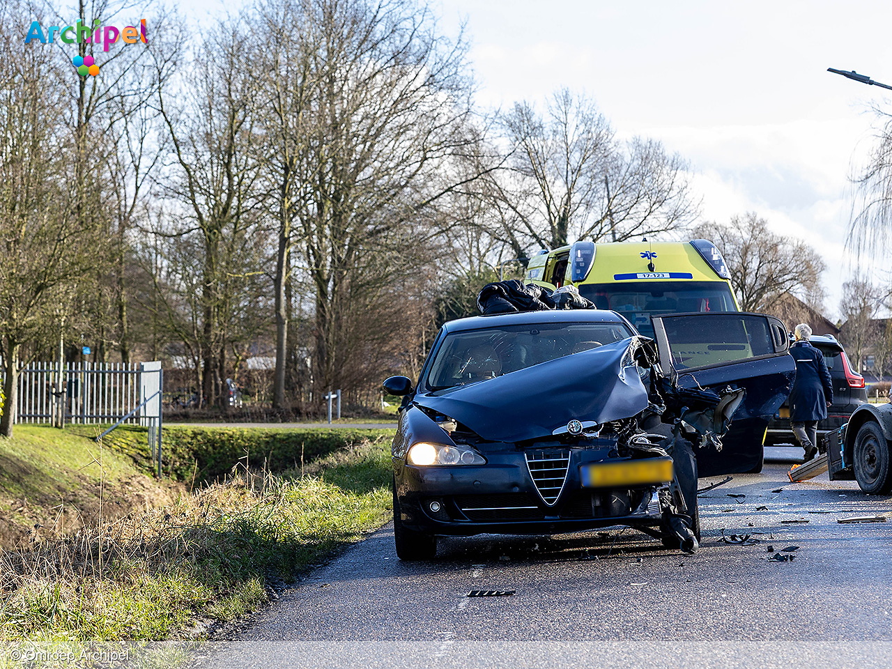 Foto behorende bij Aanhanger schiet los en veroorzaakt aanrijding