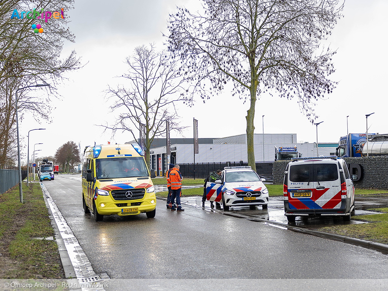 Foto behorende bij Traumahelikopter ingezet bij incident op industrieterrein