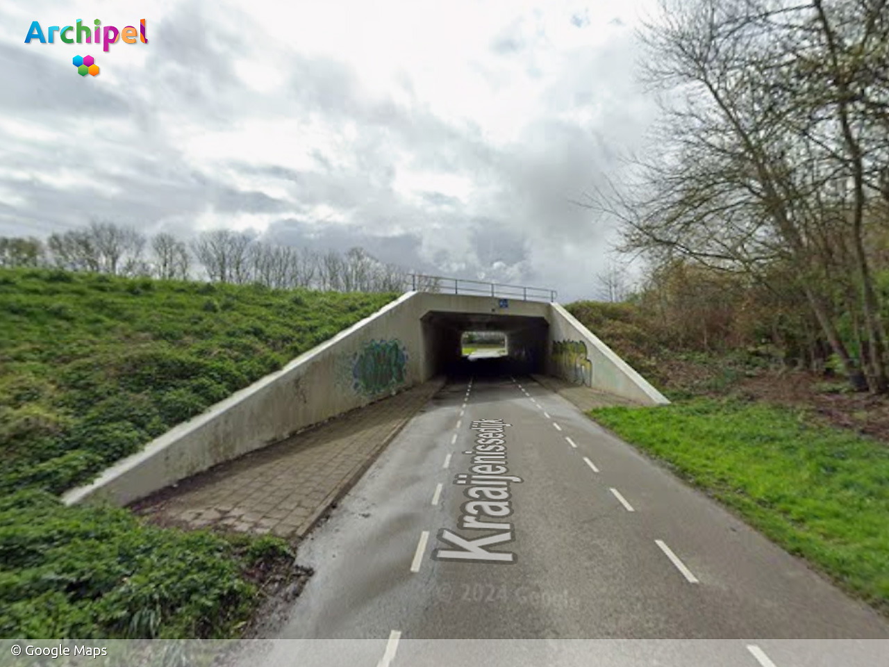 De tunnel onder de N215 bij de Kraaijenissedijk in Melissant is van maandag 23…