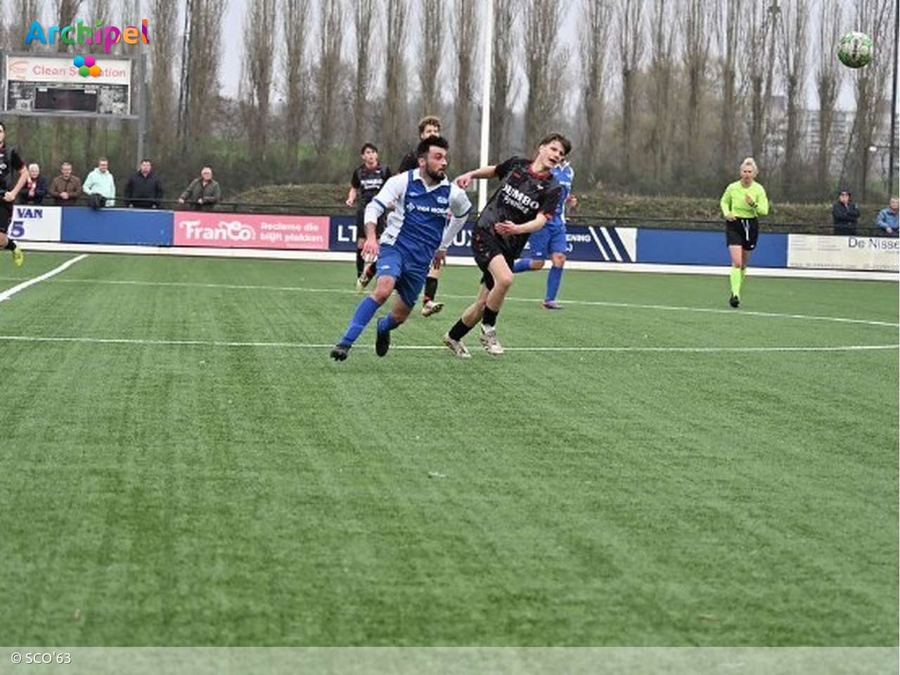 WFB en SCO '63 krijgen brilstand met geen mogelijkheid van het scorebord - Sport Goeree-Overflakkee