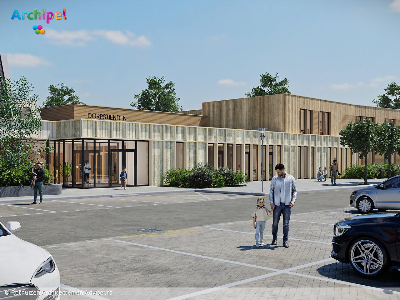 Bewoners welkom bij presentatie nieuw multifunctioneel gebouw Dorpstienden - FlakkeeNieuws Goeree-Overflakkee