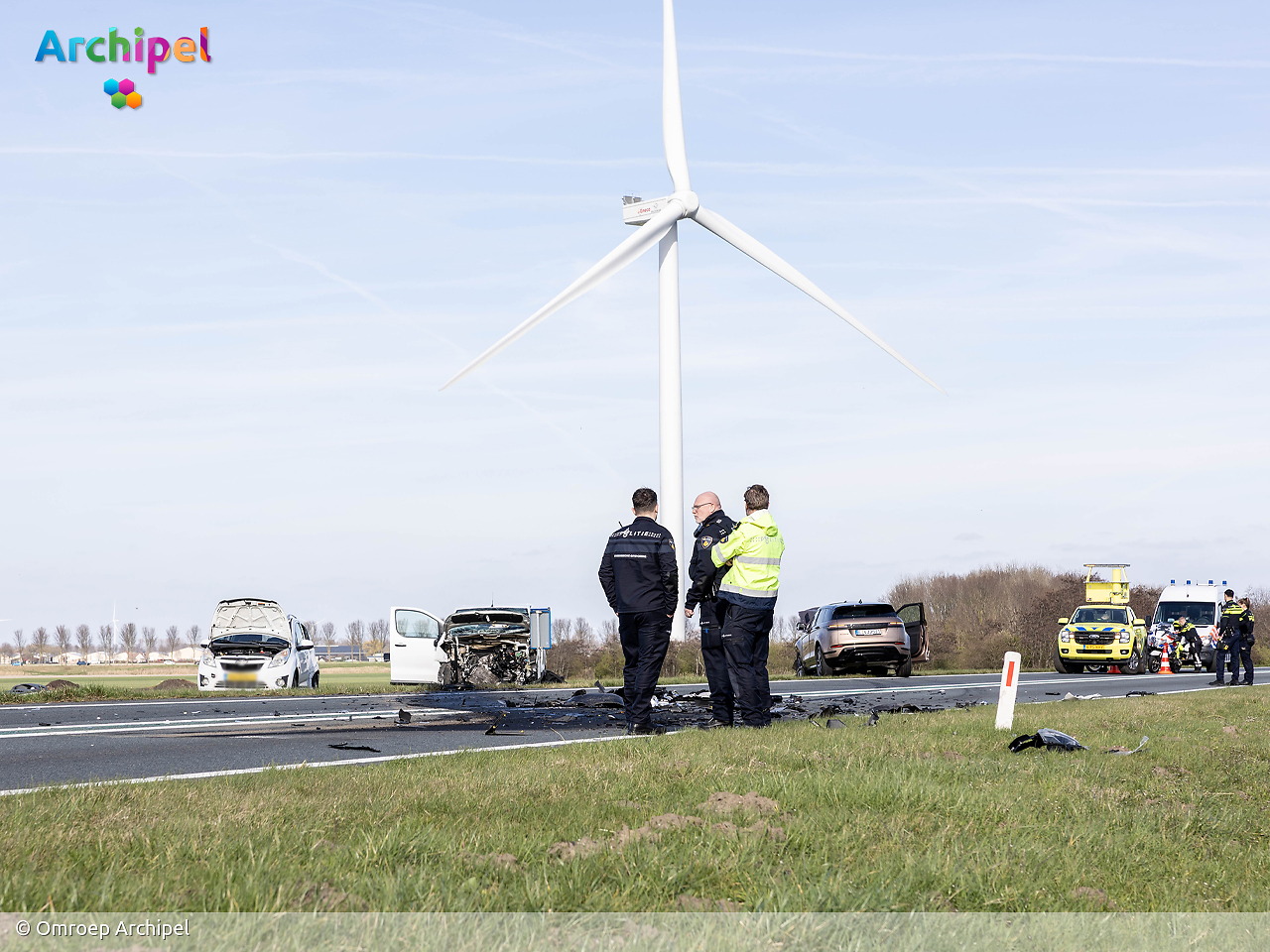 Foto behorende bij Ernstig ongeval op N59 richting Zeeland
