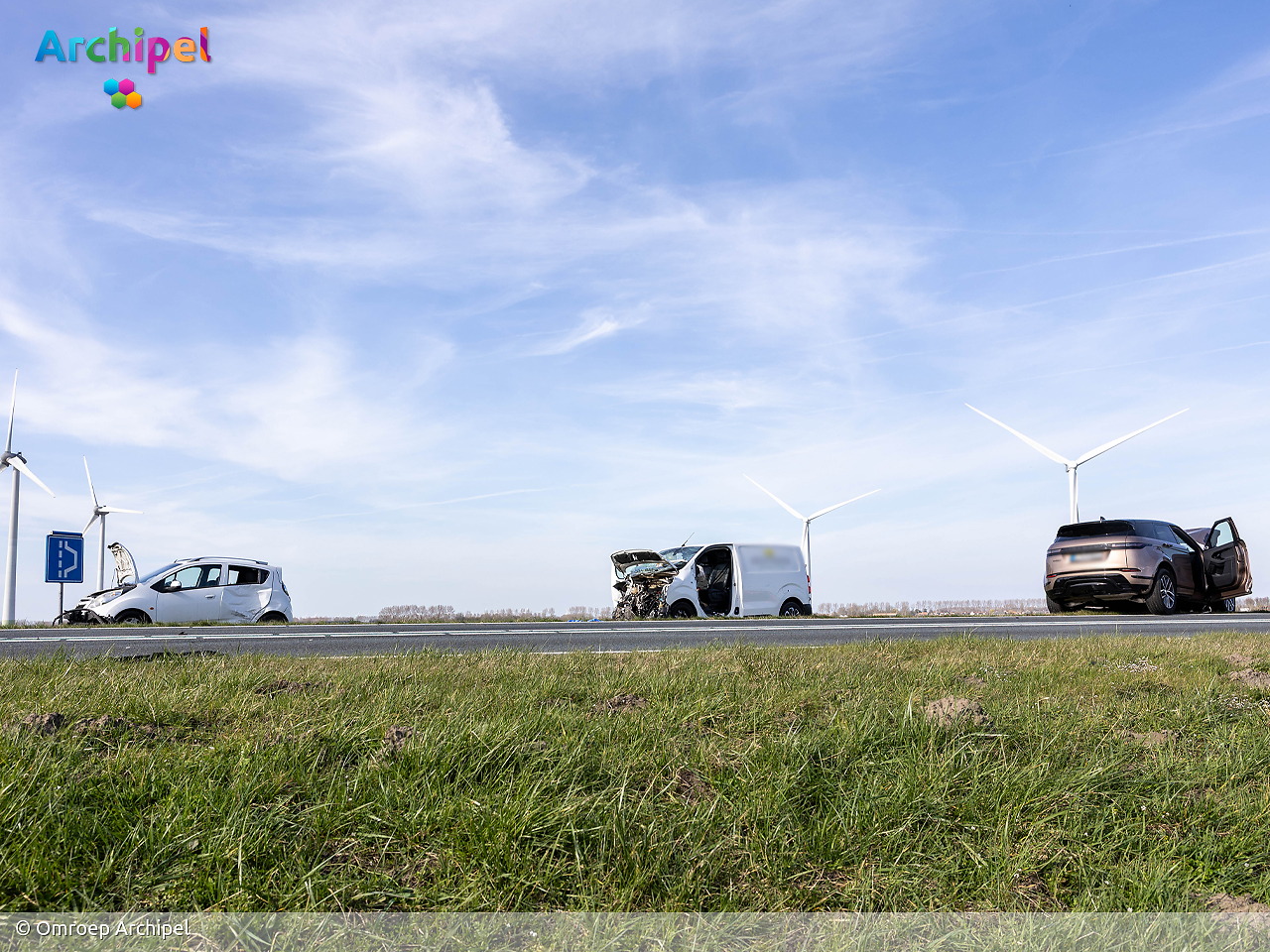 Foto behorende bij Ernstig ongeval op N59 richting Zeeland
