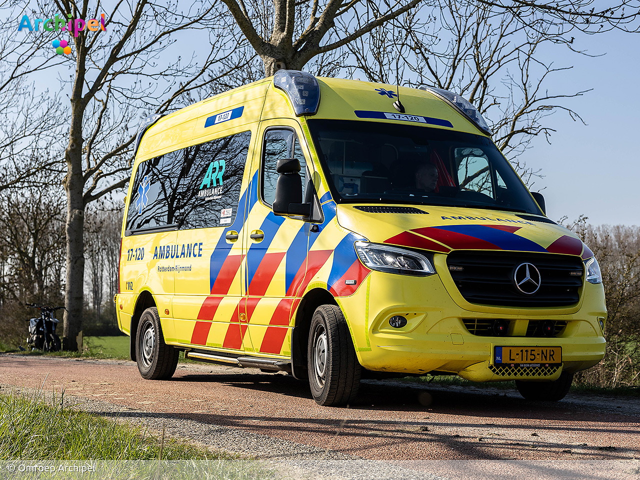 Foto behorende bij Brommerrijder gewond bij eenzijdig ongeval