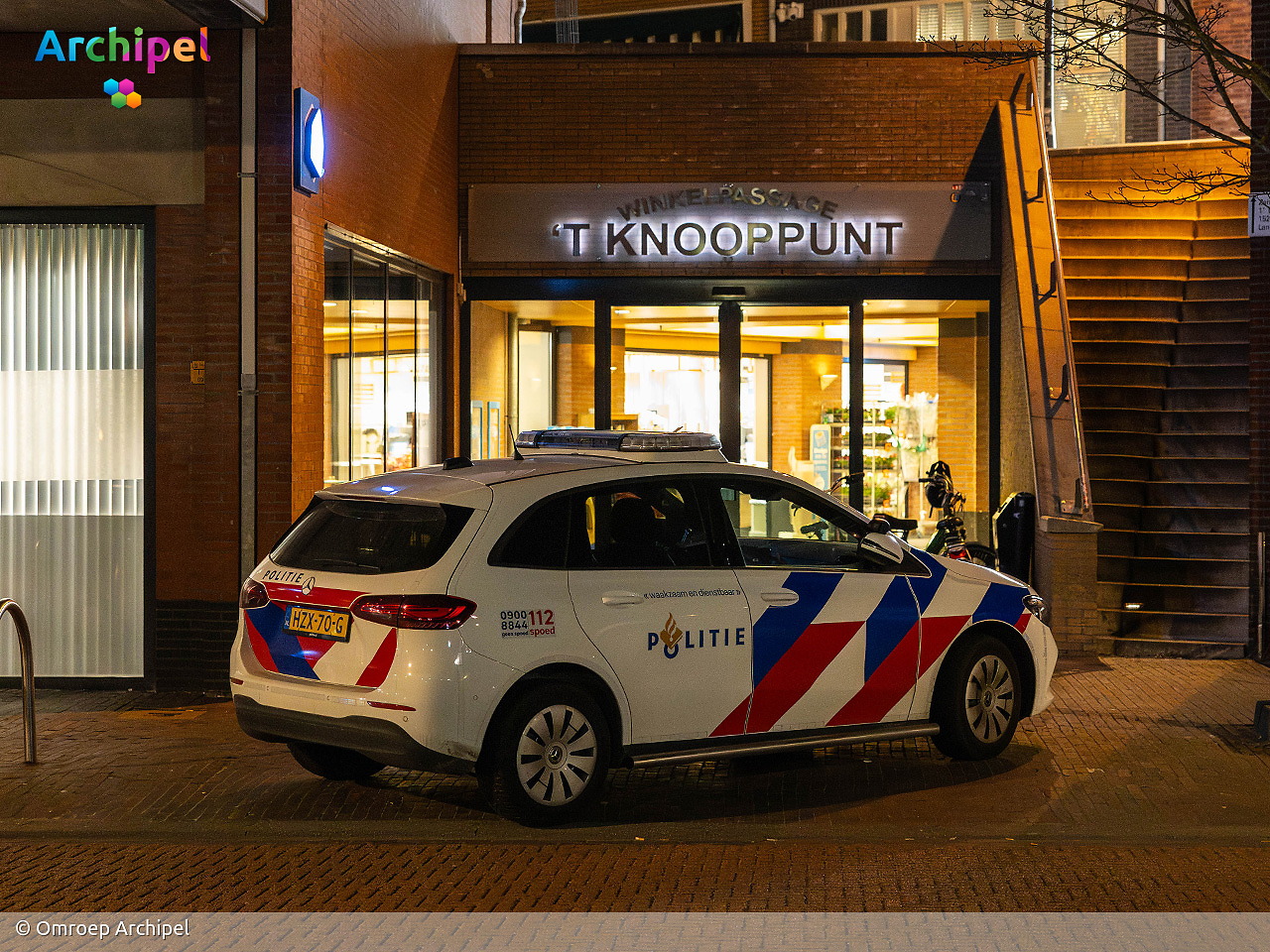 Foto behorende bij Man met mes overmeesterd in supermarkt