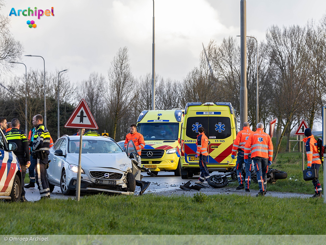 Foto behorende bij Motorrijder komt om het leven door aanrijding