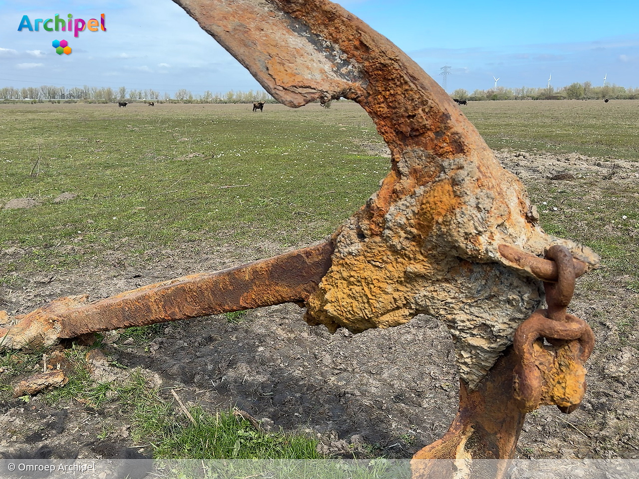 Eeuwenoud anker duikt op in natuurgebied Hellegatsplaten - FlakkeeNieuws Goeree-Overflakkee