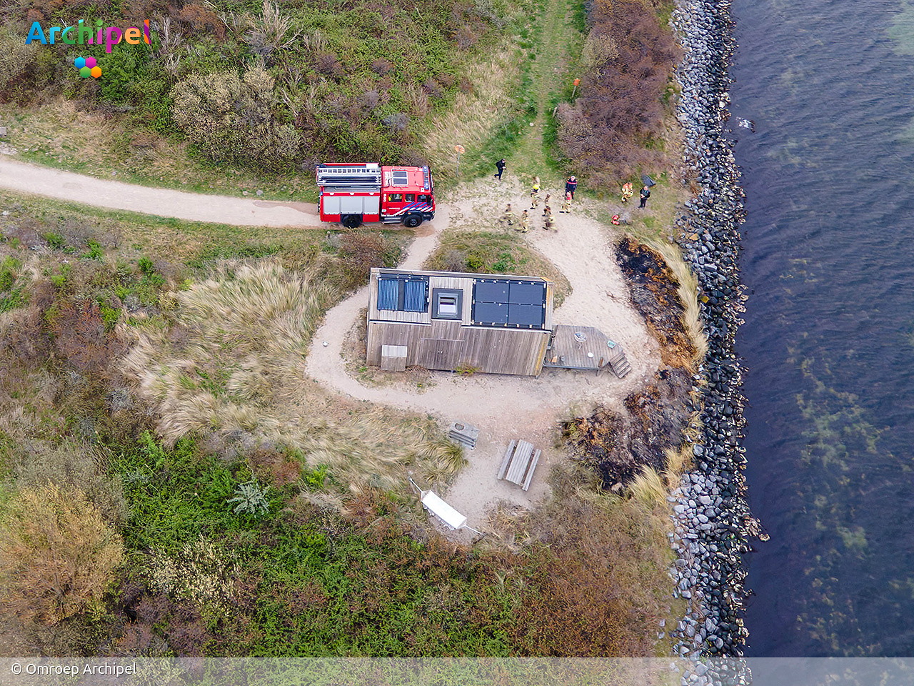 Brandweer voorkomt erger bij grasbrand op vakantiepark - FlakkeeNieuws Goeree-Overflakkee