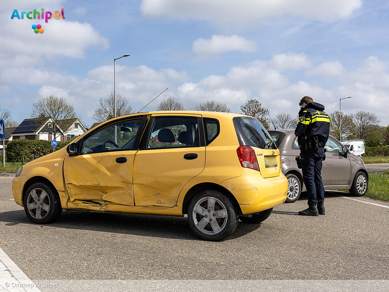 Foto behorende bij Aanrijding op kruising N215