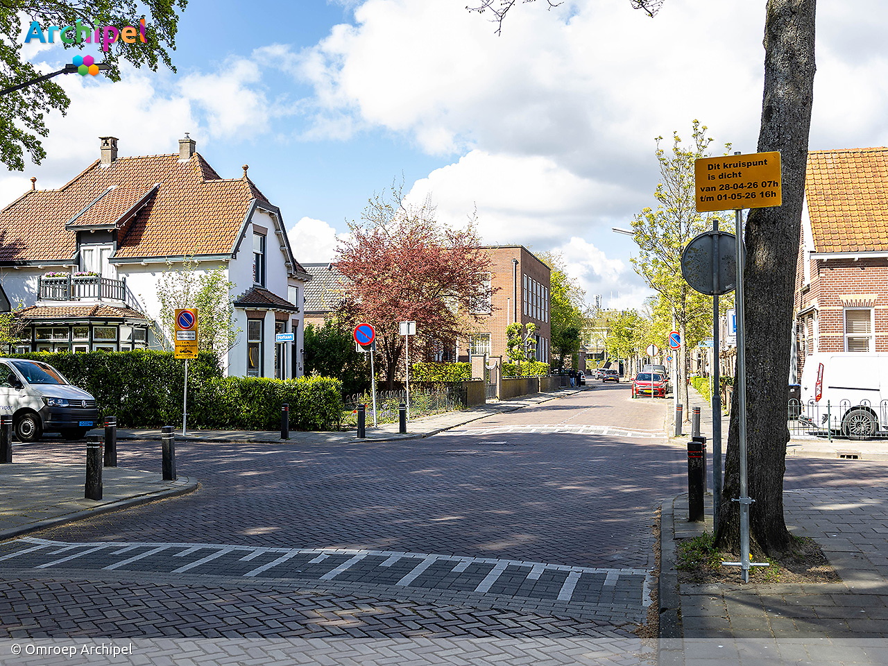 Kruising Hobbemastraat in Middelharnis tijdelijk afgesloten - FlakkeeNieuws Goeree-Overflakkee