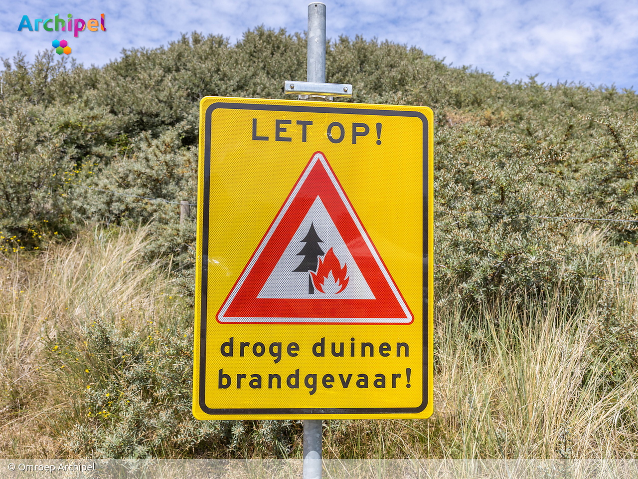 Duingebieden kurkdroog: natuurbrandrisico loopt op - FlakkeeNieuws Goeree-Overflakkee