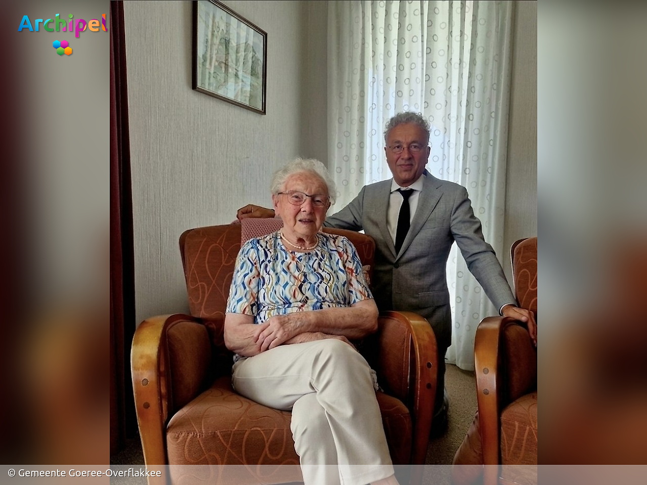 Mevrouw van Noord - Kreeft viert 101e verjaardag - FlakkeeNieuws Goeree-Overflakkee