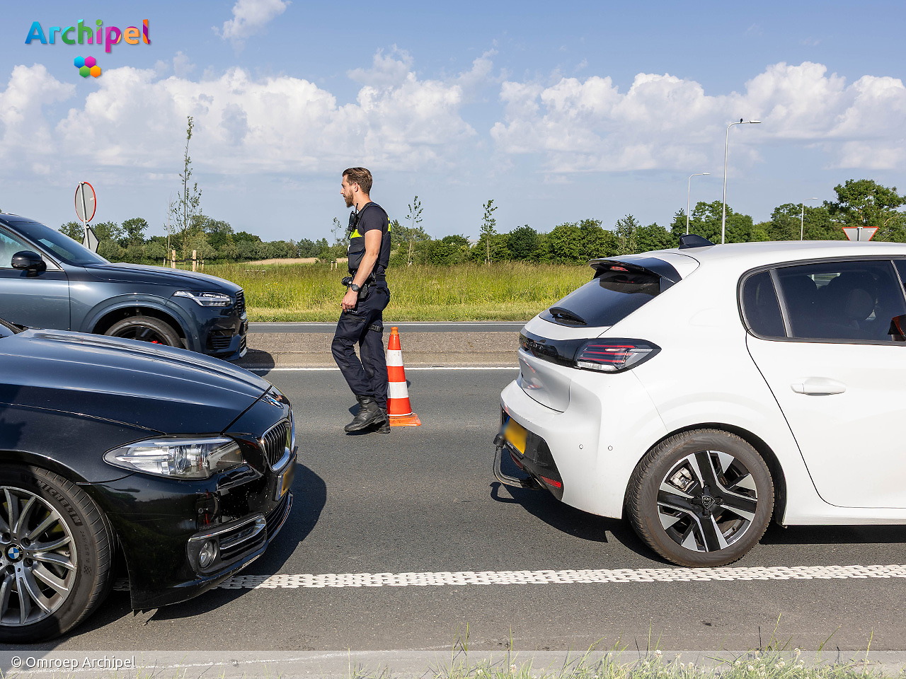 Foto behorende bij Botsing tussen drie auto