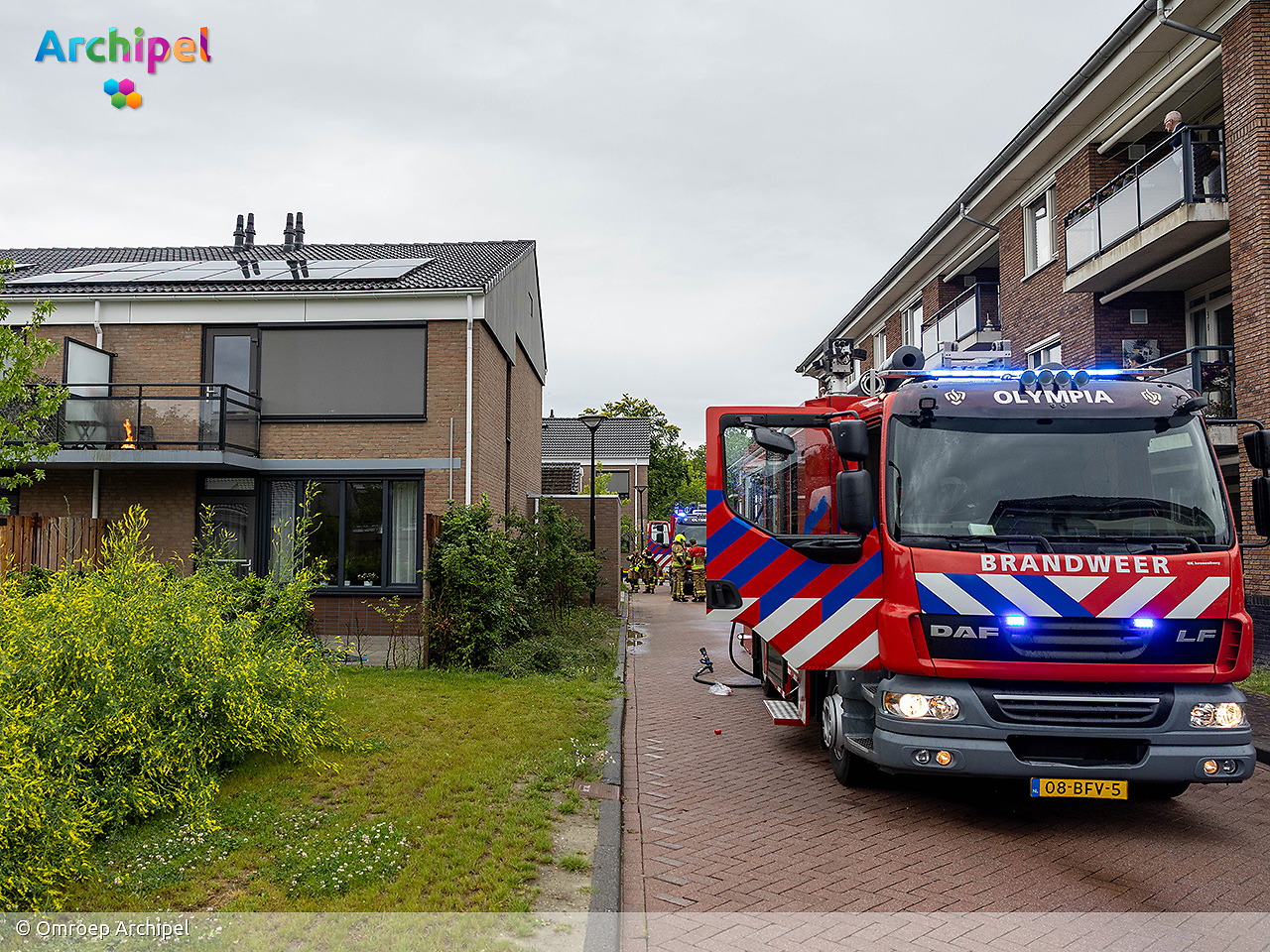 Foto behorende bij Brandweer rukt uit voor brandende frituurpan