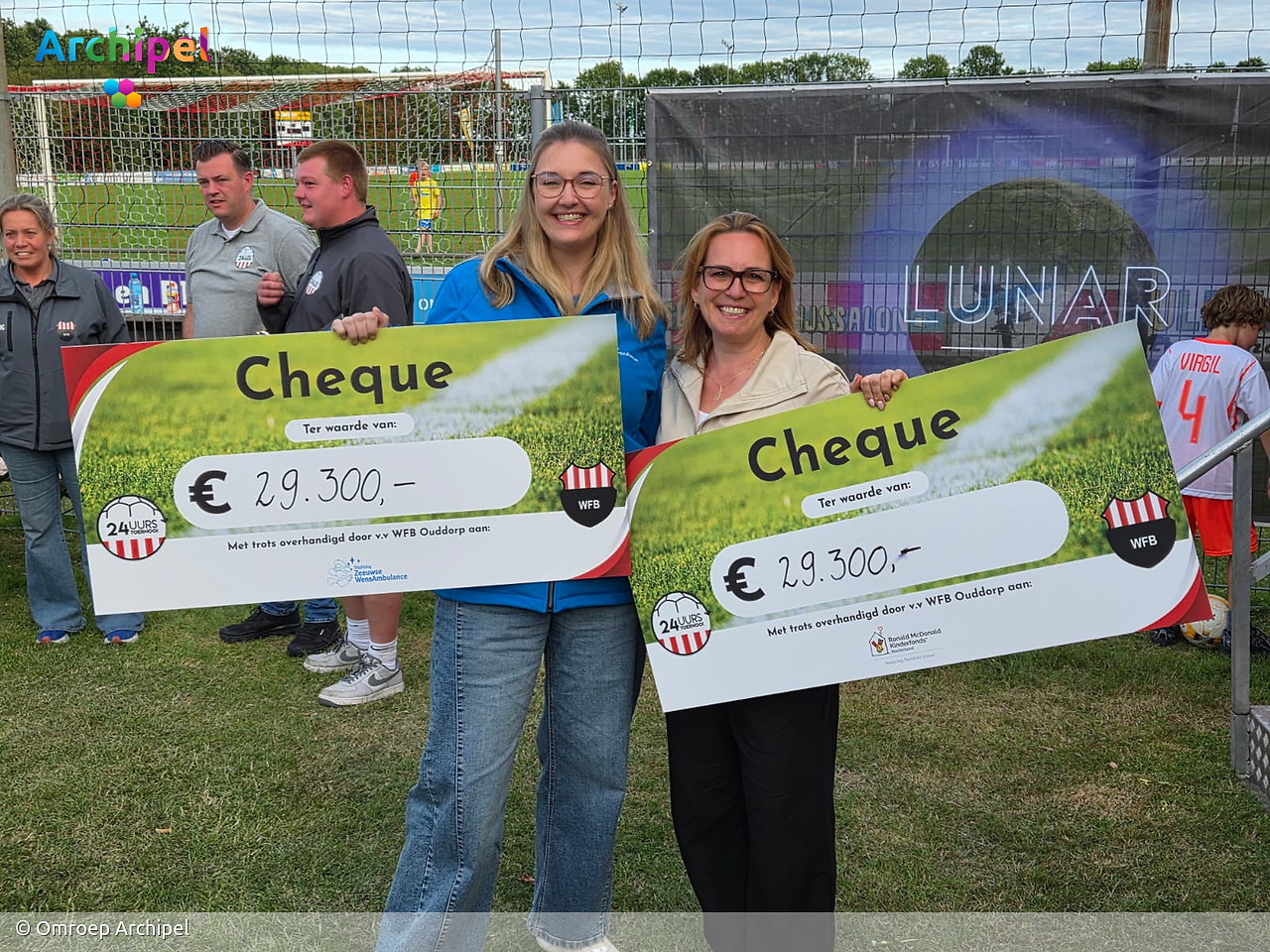 Recordopbrengst voor goede doelen bij 24-uursvoetbaltoernooi WFB - FlakkeeNieuws Goeree-Overflakkee