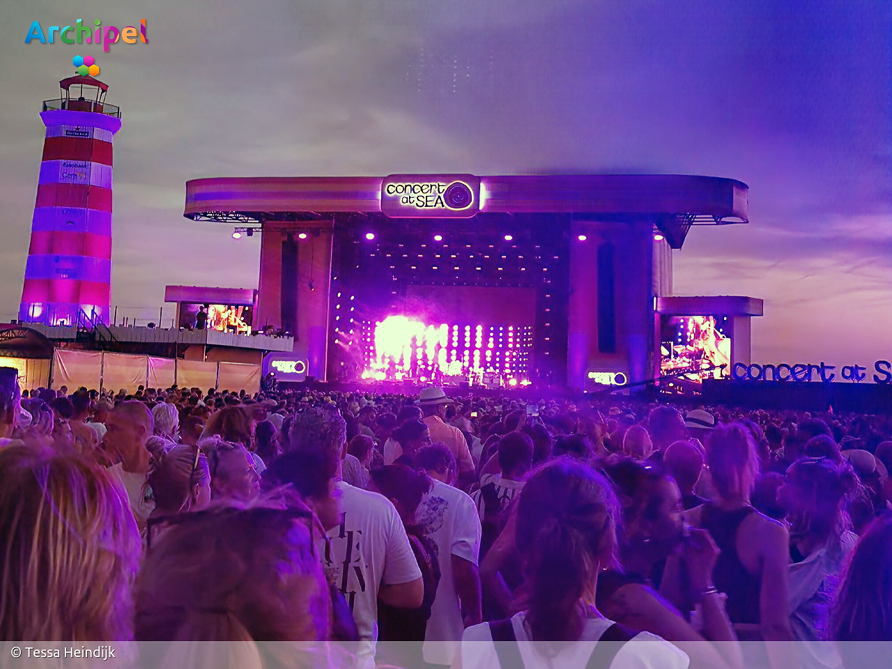 Blikseminslag zorgt voor tijdelijke ontruiming bij Concert at Sea - FlakkeeNieuws Goeree-Overflakkee