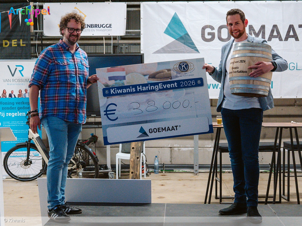 Haringevent 2026 haalt 38.000 euro op voor twee lokale goede doelen - FlakkeeNieuws Goeree-Overflakkee