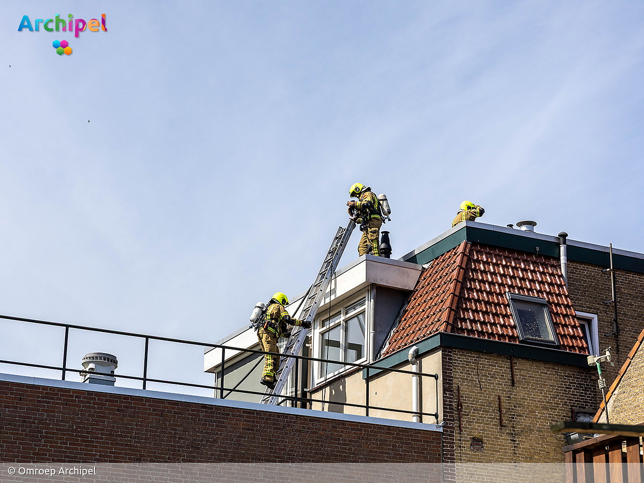 Foto behorende bij Brand op bovenverdieping monumentaal pand in Dirksland
