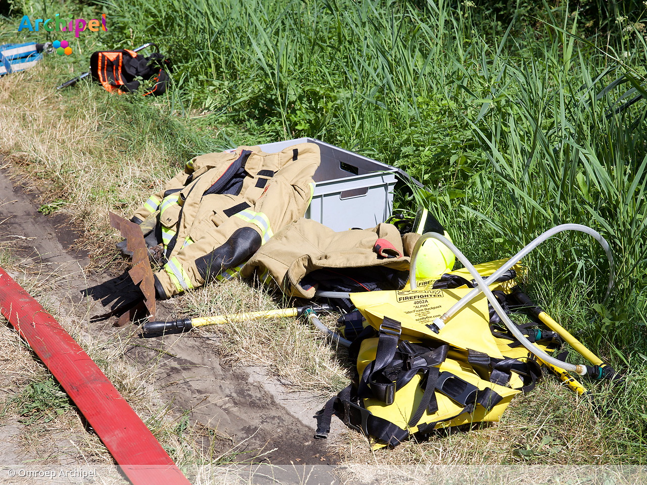 Foto behorende bij Duinbrand bij Ouddorp snel onder controle