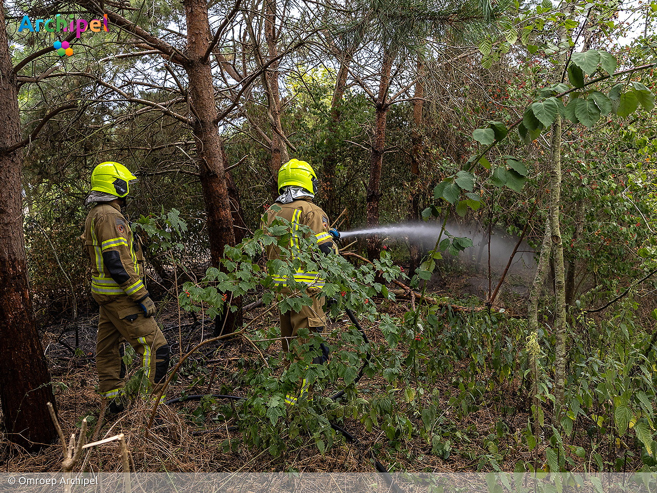Foto behorende bij Brandweer ingezet bij brand in natuurgebied De Vliegers