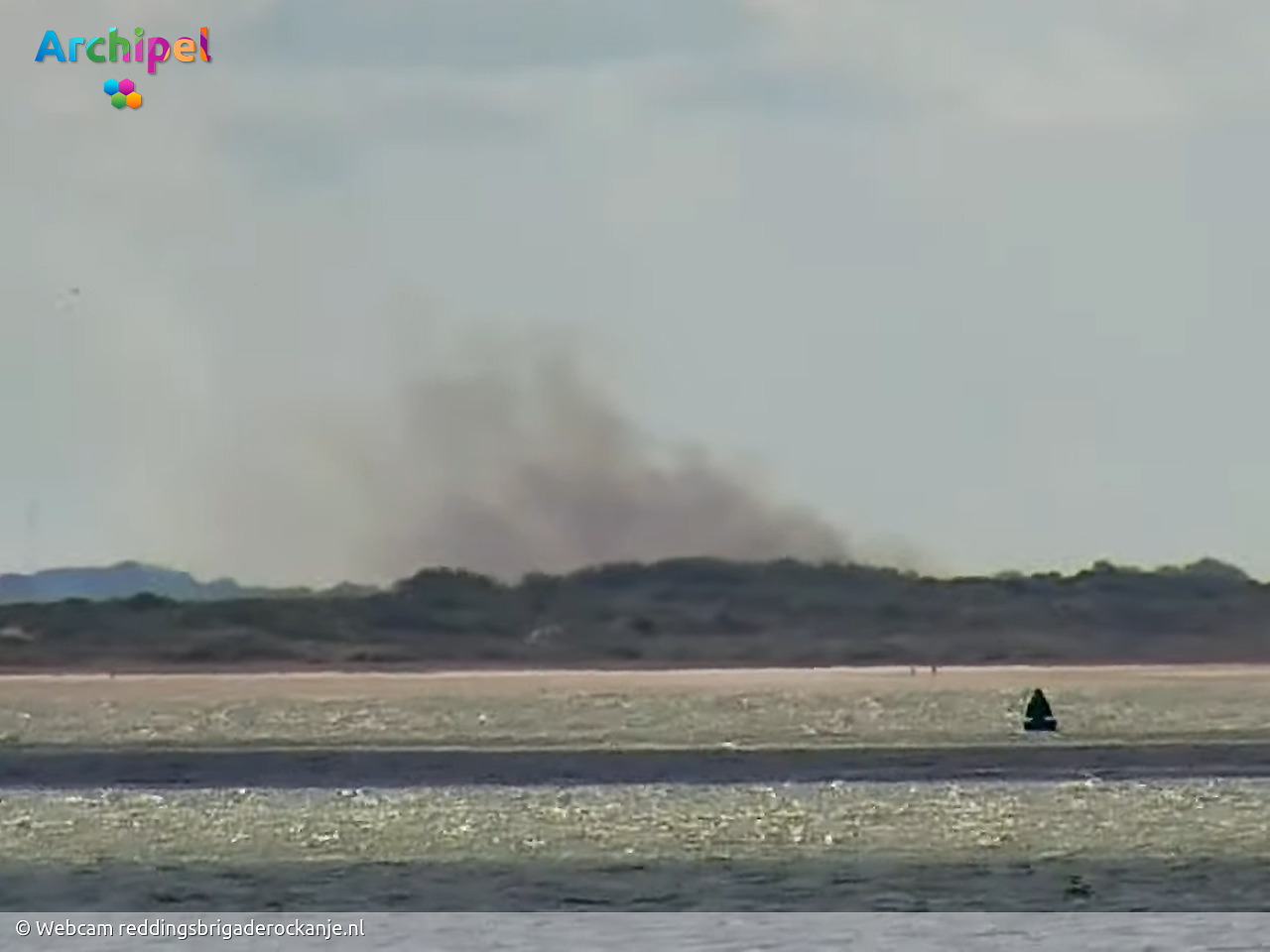 Foto behorende bij Opnieuw natuurbrand in duingebied Ouddorp, inzet opgeschaald naar GRIP 2