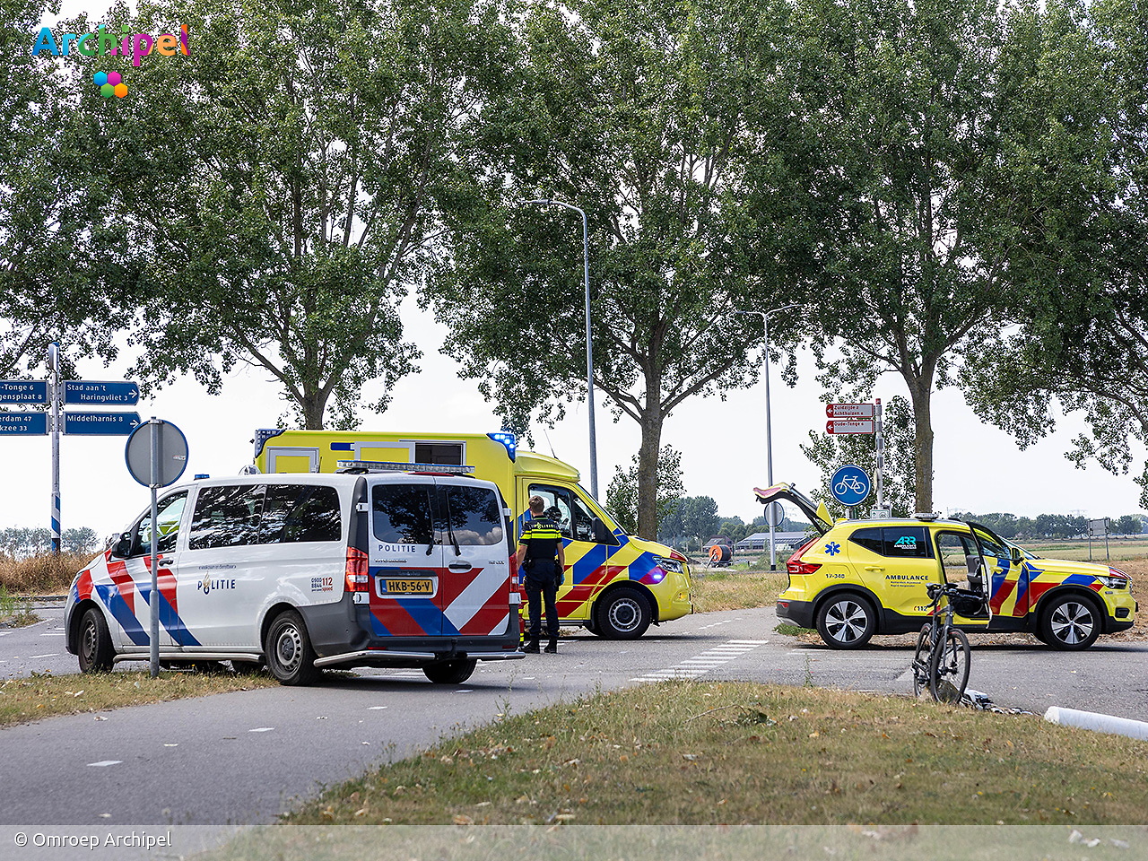 Foto behorende bij Wielrenner overleden na onwelwording bij Den Bommel