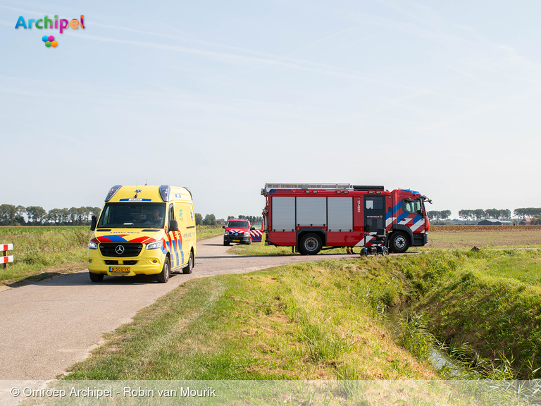 Foto behorende bij Twee ongevallen vlak na elkaar op Goeree-Overflakkee