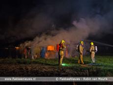 Foto behorende bij Schuur bij Sommelsdijk wederom in brand Foto behorende bij Schuur bij Sommelsdijk wederom in brand