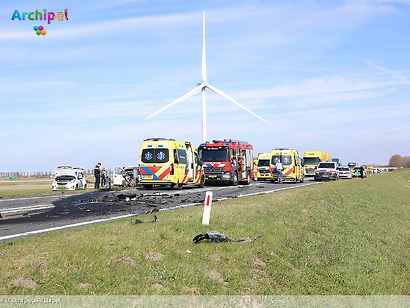 Ernstig ongeval op N59 richting Zeeland: weg volledig afgesloten