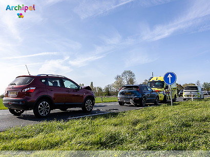 Drie voertuigen betrokken bij kettingbotsing op N215