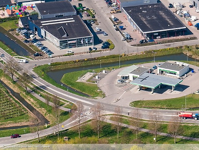 Kruising Korteweegje en Oudelandsedijk in Dirksland afgesloten