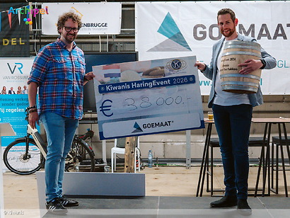 Haringevent 2026 haalt 38.000 euro op voor twee lokale goede doelen