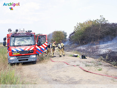 Duinbrand bij de Kwade Hoek
